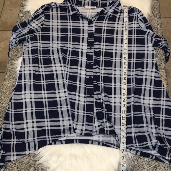 plaid button down shirt - Picture 3 of 3